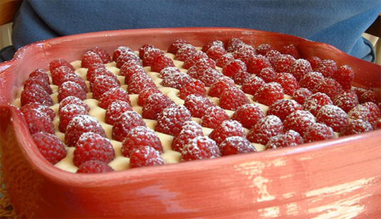 Tiramisu framboises congelées un vrai délice !