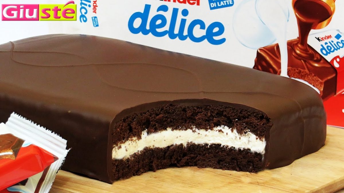 Le gâteau de notre enfance Kinder délice géant - Bon À Savoir