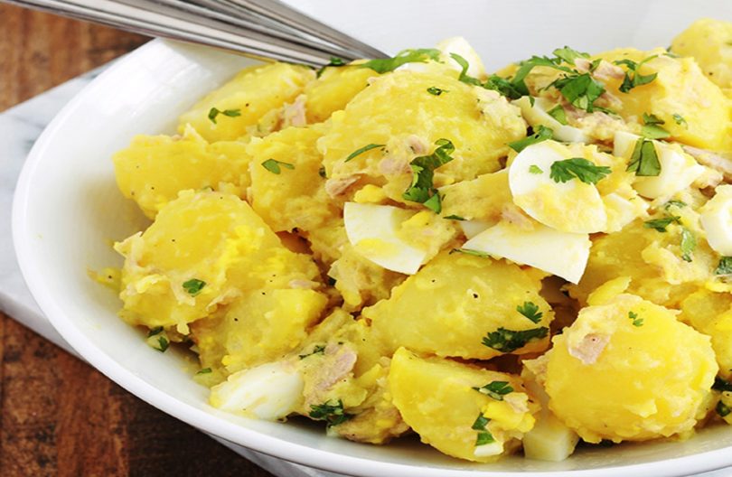 Salade de pommes de terre au thon et oeufs durs Bon À Savoir