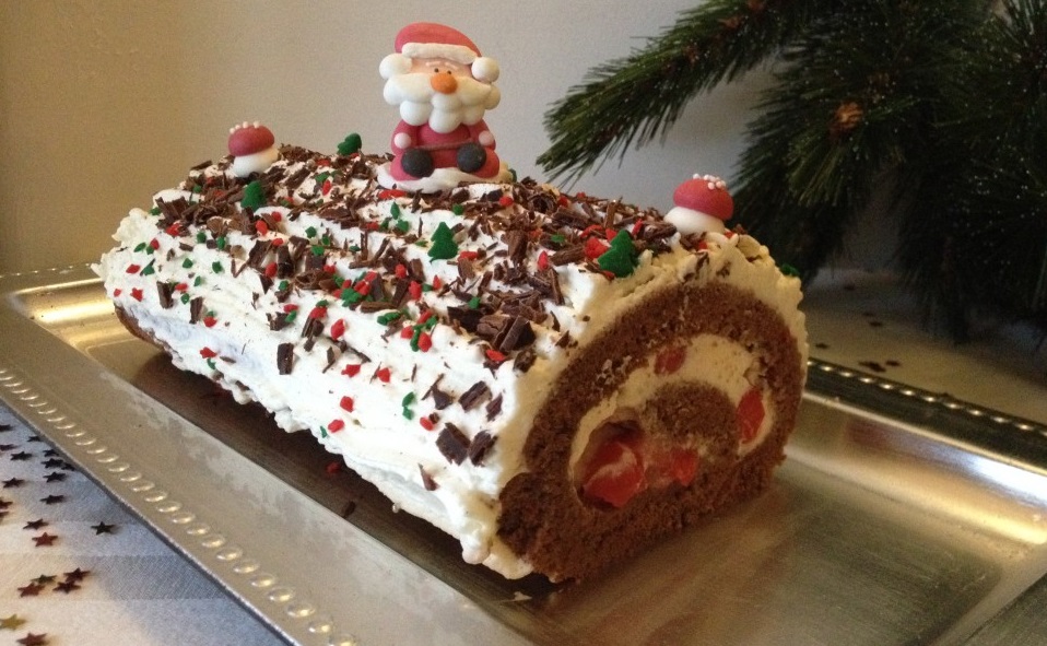 Bûche forêt noire recette de noël très facile