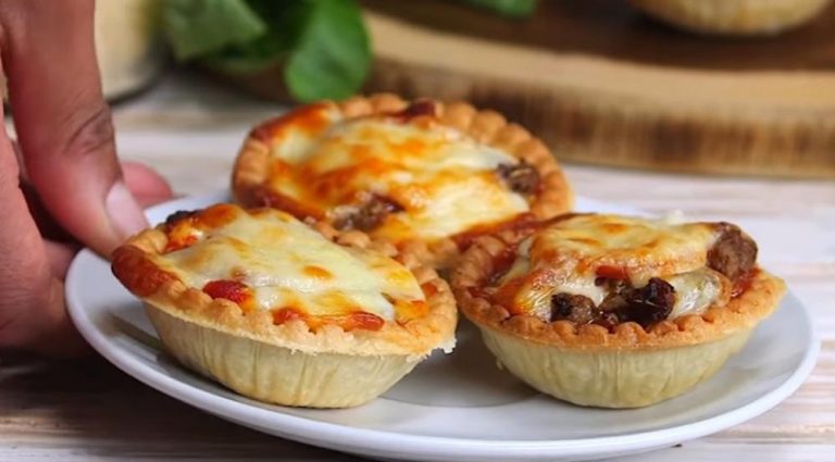 Bouchées : Les Tartelettes à la pizza carnivore