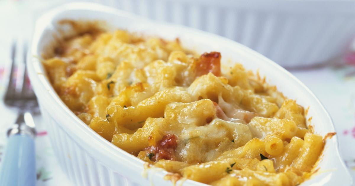 Gratin de pâtes au jambon Bon À Savoir