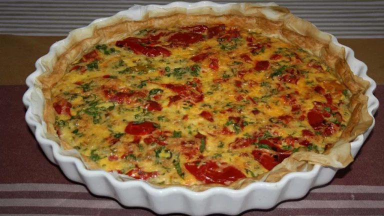 Quiche aux poivrons et chorizo c’est un pur bonheur