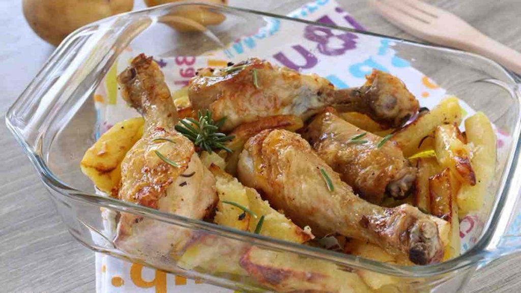 Poulet rôti aux pommes de terre recette facile