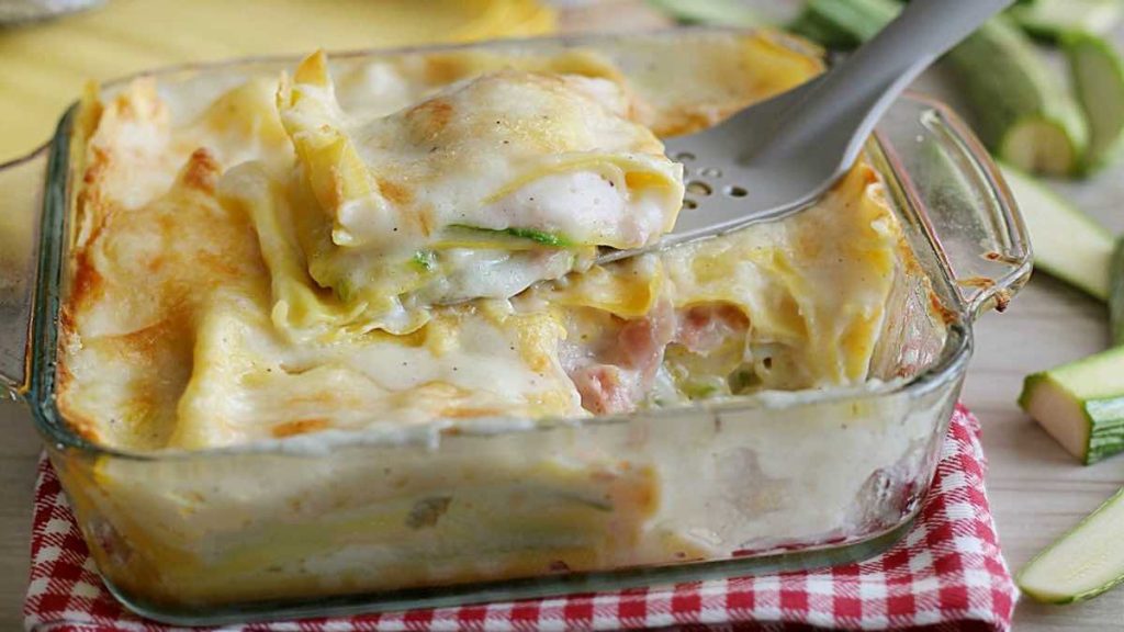 Recette lasagnes aux courgettes et au jambon