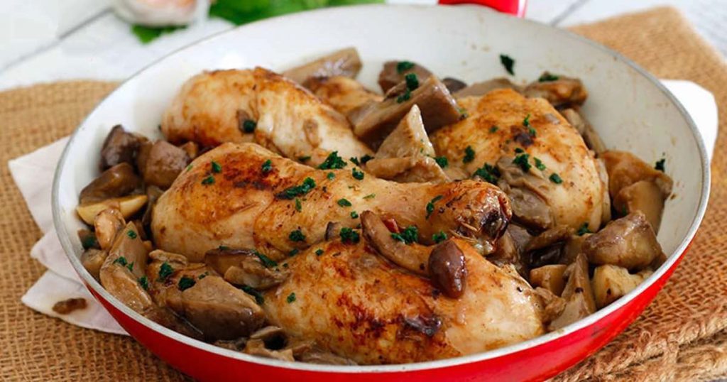 Recette poulet aux champignons facile