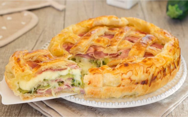 Recette tarte salée aux courgettes jambon et mozzarella