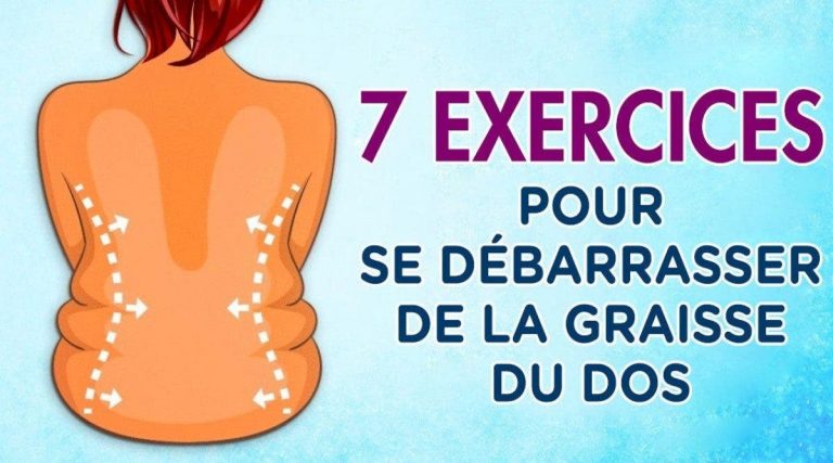 7 exercices pour se débarrasser des plis sur le dos et les côtés