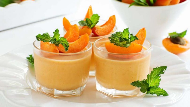 Dessert parfait à l'abricot : bon et délicat