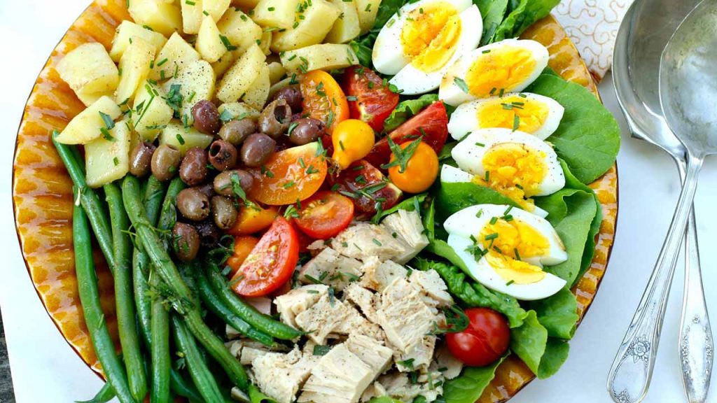 Salade au thon sans gluten, recette française