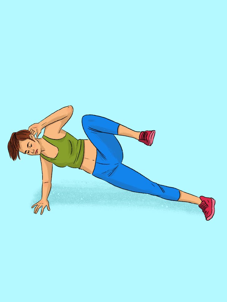 12 Types d’exercices de planche qui font travailler tous les groupes musculaires (adieu la salle de sport)
