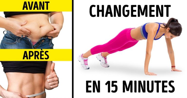 5 exercices pour transformer ton corps en 15 minutes !