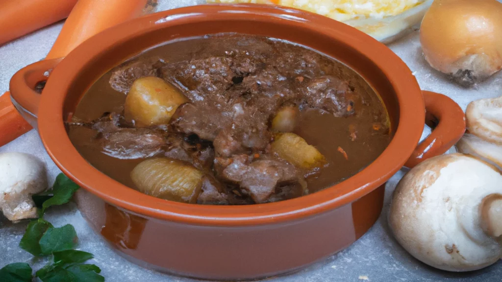 Bœuf bourguignon à l'ancienne