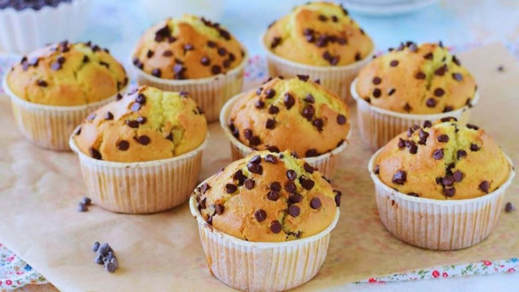 Muffins aux pépites de chocolat et sans beurre