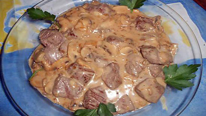 Recette boeuf stroganoff simple et facile