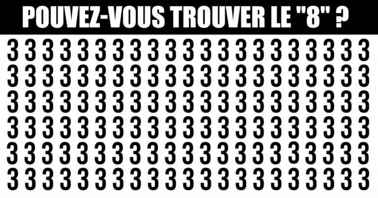 Seuls les plus intelligents pourront trouver l’intrus en moins de 30 secondes. Le pouvez-vous ?